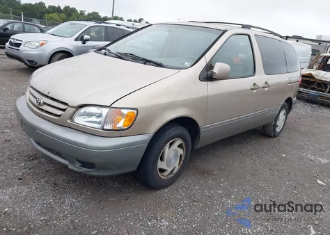 2002 Toyota Sienna Le from USA, damaged, VIN 4T3ZF13C32U469194